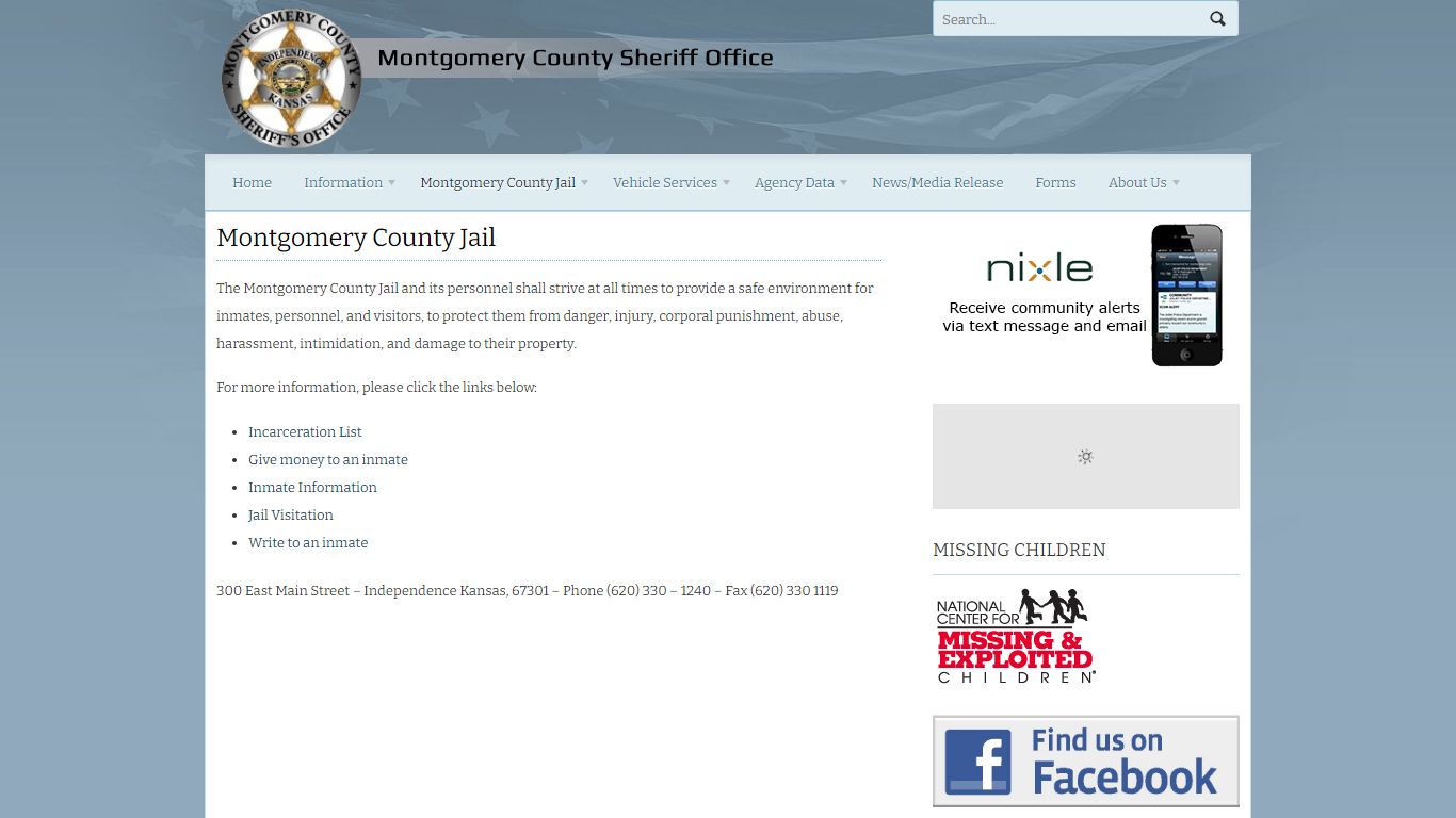 Montgomery County Jail | Montgomery County Sheriff's ...